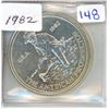 Image 1 : 1982 .999 fine silver "The American Prospector" coin