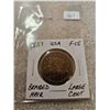 Image 1 : 1853 braided hair USA large cent
