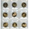 Image 1 : lot of 9 Sacagawea dollars