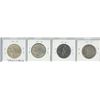 Image 2 : Lot of 4 US Liberty half dollars