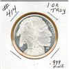 Image 1 : 1 TROY OUNCE - INDIAN / BUFFALO DESIGN - .999 FINE SILVER