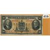 Image 1 : 1935 ROYAL BANK of CANADA $10.00 BANKNOTE - Ser. # 1574766 - Fine Condition