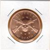Image 1 : 1 OUNCE COPPER -  .999 FINE - LIBERTY OR DEATH