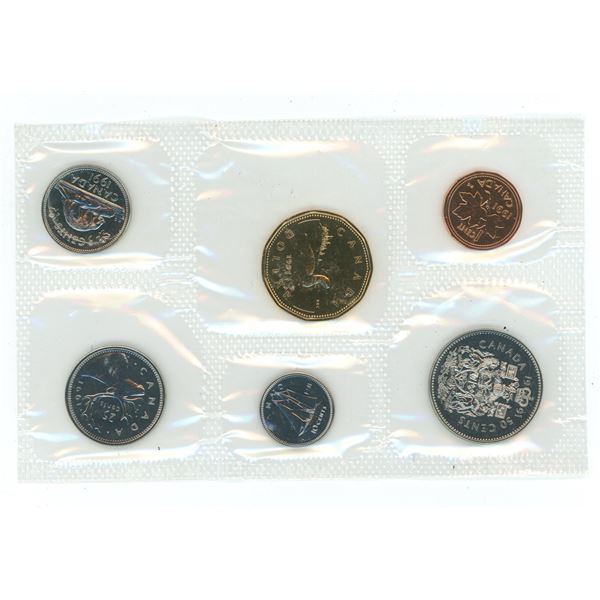 1991 Canada UNC Year Set, low mintage 25¢ (2.)