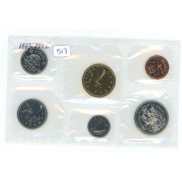 1867-1992 Canada UNC Year Set