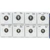 Image 2 : Lot of 2 sets (1996-1999 proof silver 5 cent set and 10 cent set