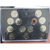 Image 1 : 2000 Canada Special Edition Millenium Quarter Coin & Medallian Set