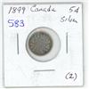 Image 1 : 1899 Canada Silver 5¢ (2.)