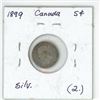 Image 2 : 1899 Canada Silver 5¢ (2.)