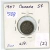 Image 1 : 1907 Canada Silver 5¢ (2.)