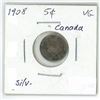 Image 2 : 1908 Canada Silver 5¢