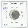 Image 1 : 1910 Canada Silver 5¢ (3.)