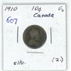 Image 1 : 1910 Canada Silver 10¢ (2.)