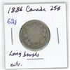 Image 1 : 1886 Long Boughs Canada Silver 25¢