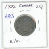 Image 1 : 1902 Canada Silver 25¢