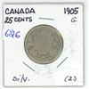 Image 1 : 1905 Canada Silver 25¢ (2.)
