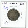 Image 1 : 1906 canada silver 25 cent