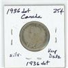 Image 2 : 1936 DOT Canada Silver 25¢ KEY DATE