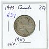 Image 1 : 1943 Canada Silver 25¢