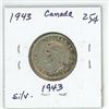 Image 2 : 1943 Canada Silver 25¢