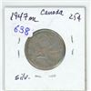 Image 1 : 1947ML Canada Silver 25¢