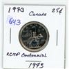 Image 1 : 1973 Canada 25¢:  RCMP Centennial