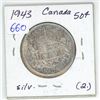 Image 1 : 1943 Canada Silver 50¢ (2.)