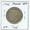 Image 2 : 1946 Canada Silver 50¢, diebreak in '6'