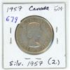 Image 1 : 1957 Canada Silver 50¢ (2.)