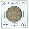Image 2 : 1957 Canada Silver 50¢ (2.)