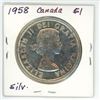 Image 2 : 1958 Canada Silver $1