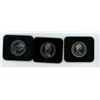 Image 3 : Lot of 3 Canada Dollars:  1970, 1972, 1973