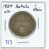 Image 1 : 1927 australia silver 1 Florin