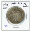 Image 1 : 1938 Netherlands Silver 2 1/2 Gulden