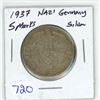 Image 1 : 1937 Nazi Germany Silver 5 Marks