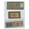 Image 2 : Lot of 5 Netherlands banknotes:  1940 Ten Gulden, 1920 One Gulden Silver Voucher, 1945 One & 2 1/2 G