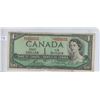 Image 1 : 1954 Canada $1, Bouey/Rasminsky (#R/R 0550555) Fancy serial number