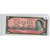 Image 1 : 1954 Canada $2, Beattie/Rasminsky (#L/U 3008704)