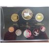 Image 1 : 2010 Canada Silver Proof Set, gold-plated Canadian Navy Anniversary Dollar