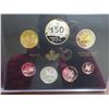 Image 1 : 2017 Canada Special Edition Fine Silver Proof Set, gold-plated Our Home and Native Land Dollar