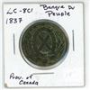 Image 2 : 1837 Province of Canada Banque du Peuple Un Sou LC-8C1
