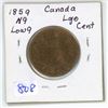 Image 1 : 1859N9 Low 9  Canada Large Cent