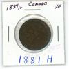 Image 2 : 1881H Canada Large Cent