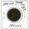Image 2 : 1891 LL LD Canada Large Cent