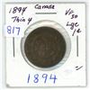 Image 1 : 1894 Thin 4 Canada Large Cent