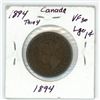 Image 2 : 1894 Thin 4 Canada Large Cent