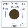 Image 1 : 1925 Canada 1¢ KEY DATE (1.)