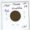 Image 1 : 1925 Canada 1¢ KEY DATE (2.)