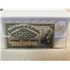 Image 1 : 1900 Dominion of Canada 25¢ shinplaster