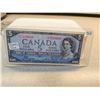 Image 1 : 1954 devil's face Canada $5.00 five dollar bill
